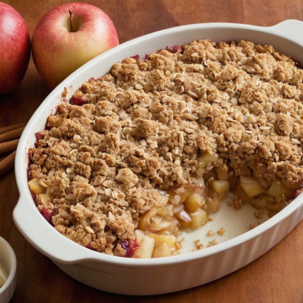 Crumble pomme poire