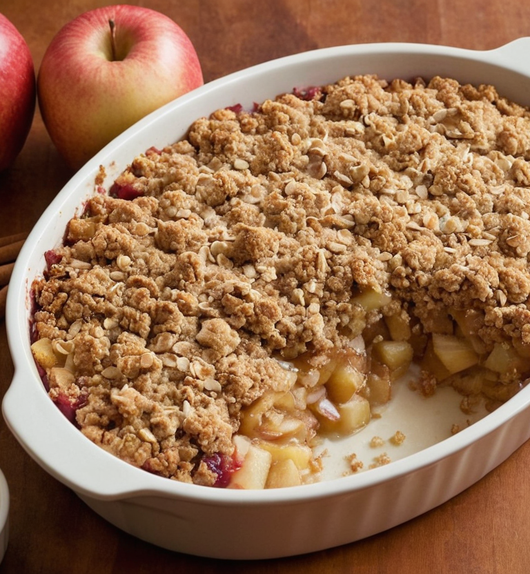 Crumble pomme poire