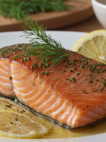 Gravlax de Saumon à la Moutarde et au Miel