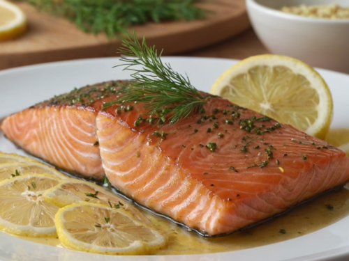 Gravlax de Saumon à la Moutarde et au Miel