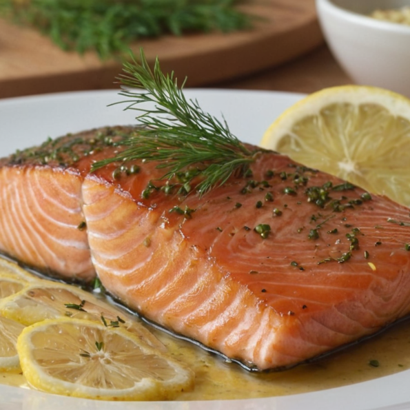 Gravlax de Saumon à la Moutarde et au Miel