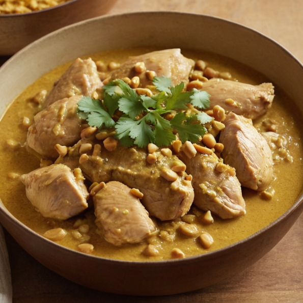 Poulet au beurre de cacahuète