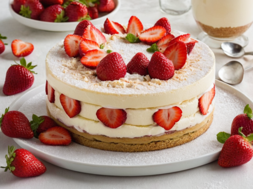 Tiramisu aux Fraises de Cyril Lignac