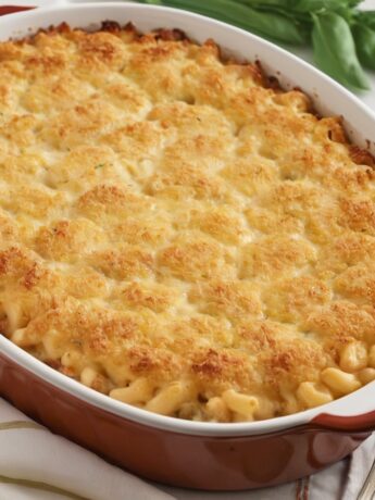 Gratin de macaroni au fromage