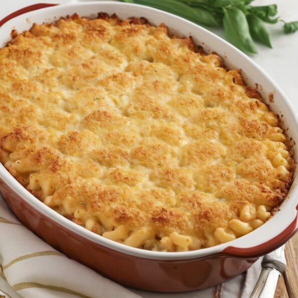 Gratin de macaroni au fromage