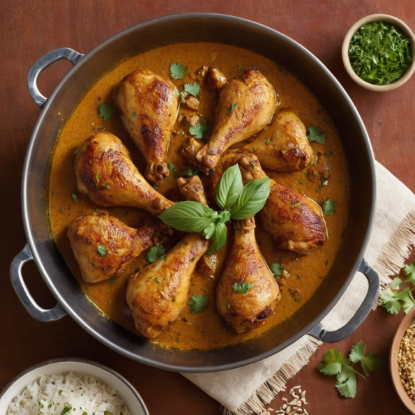 Pilons de Poulet à l’Indienne