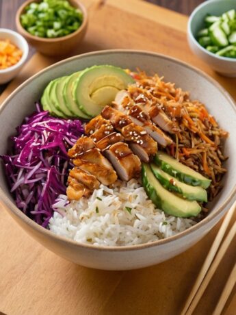 Poke bowl au Poulet katsu