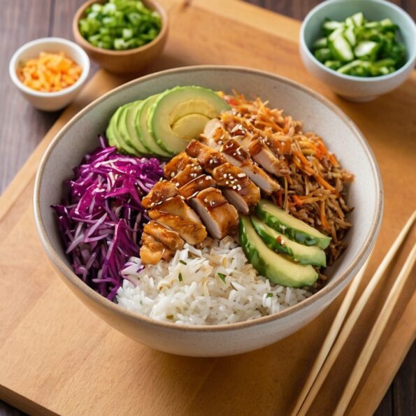 Poke bowl au Poulet katsu