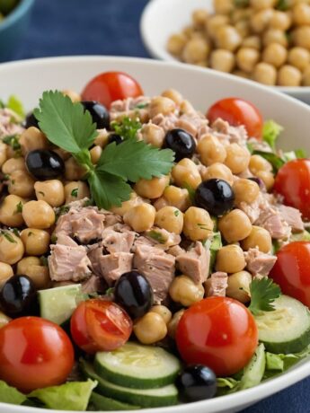 Salade de Pois Chiches au Thon