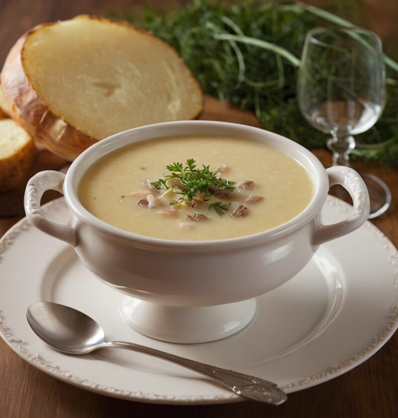 Soupe à l'Oignon et aux Pommes de Terre