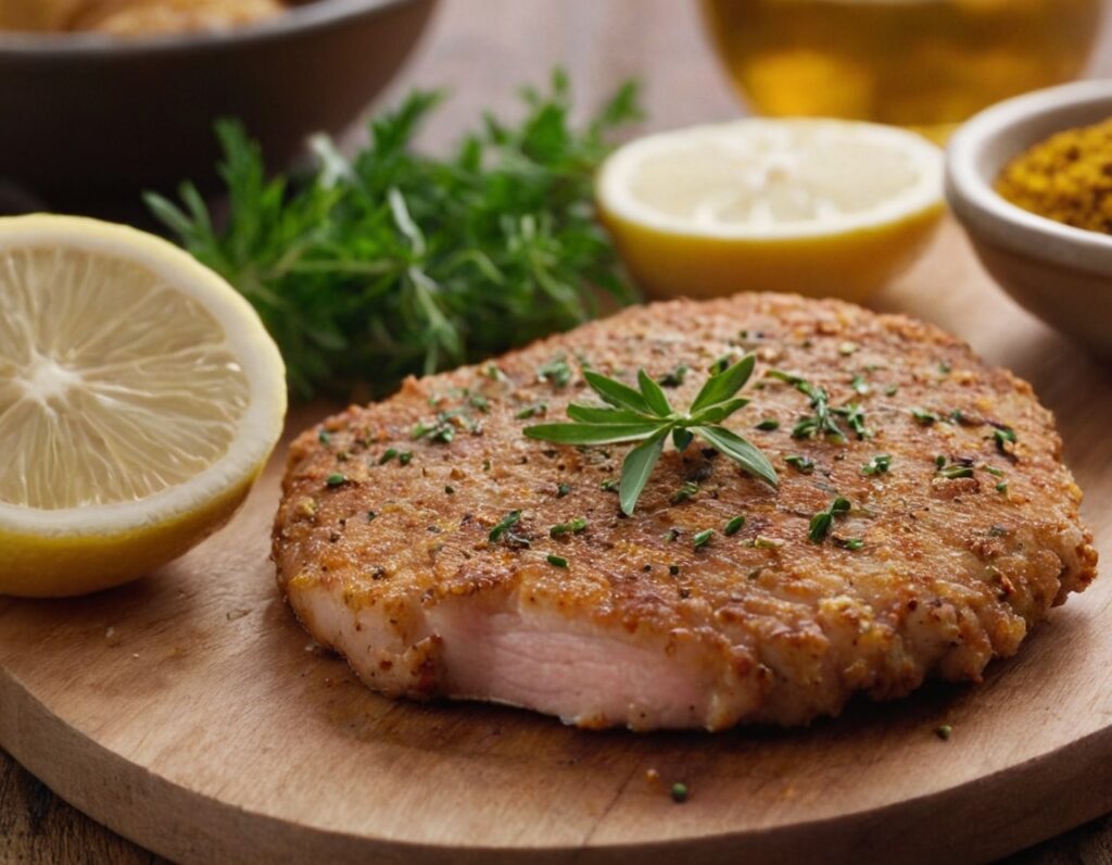 panure d'escalope de veau milanaise