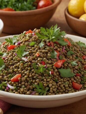 salade de lentilles marocaine