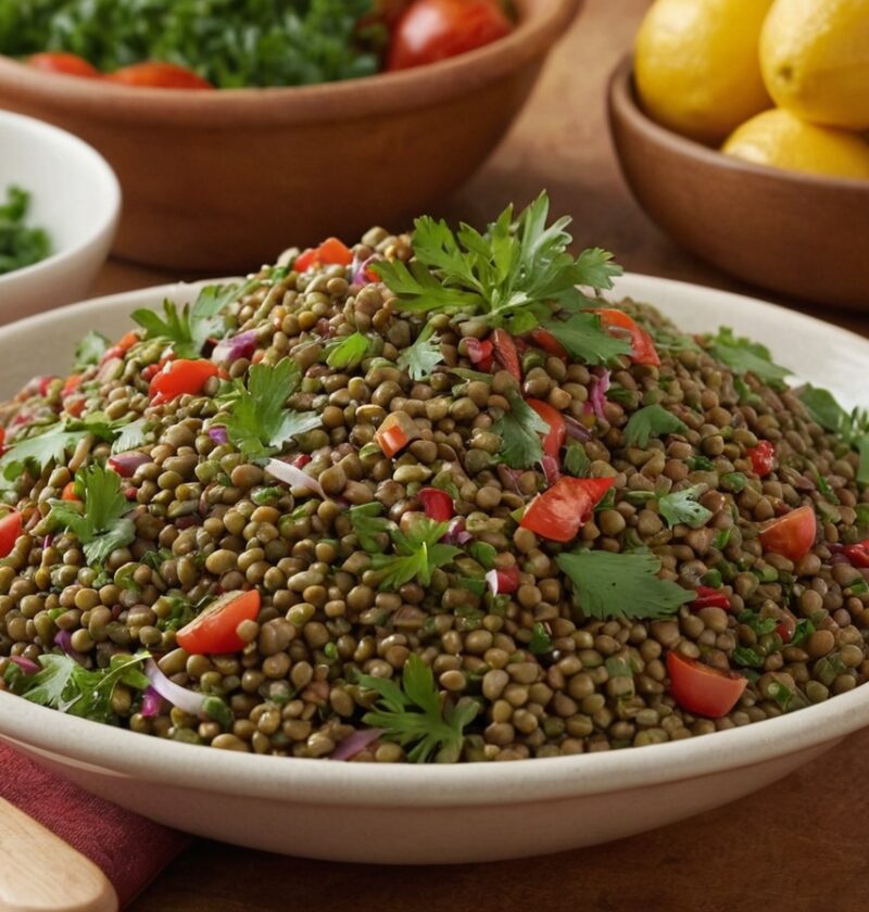 salade de lentilles marocaine