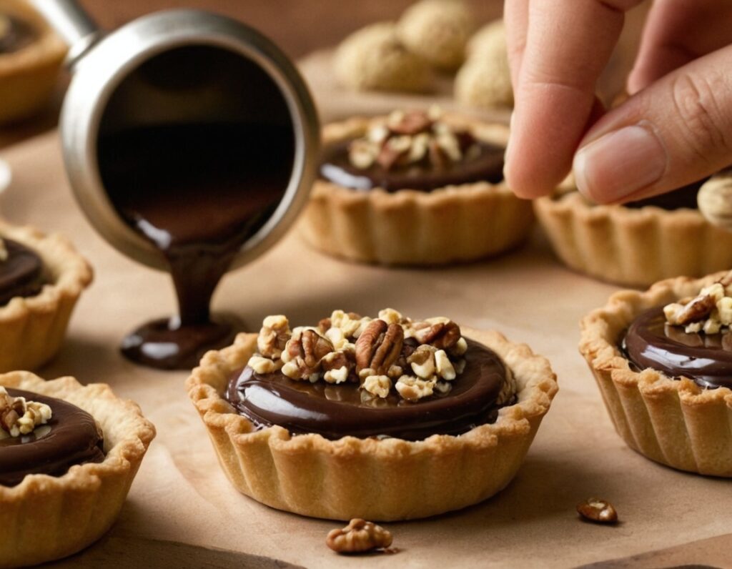 tartelettes aux chocolat et noix