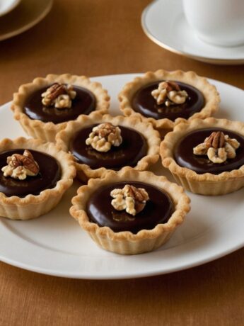 Tartelettes aux chocolat et noix