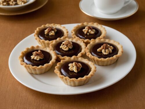 Tartelettes aux chocolat et noix