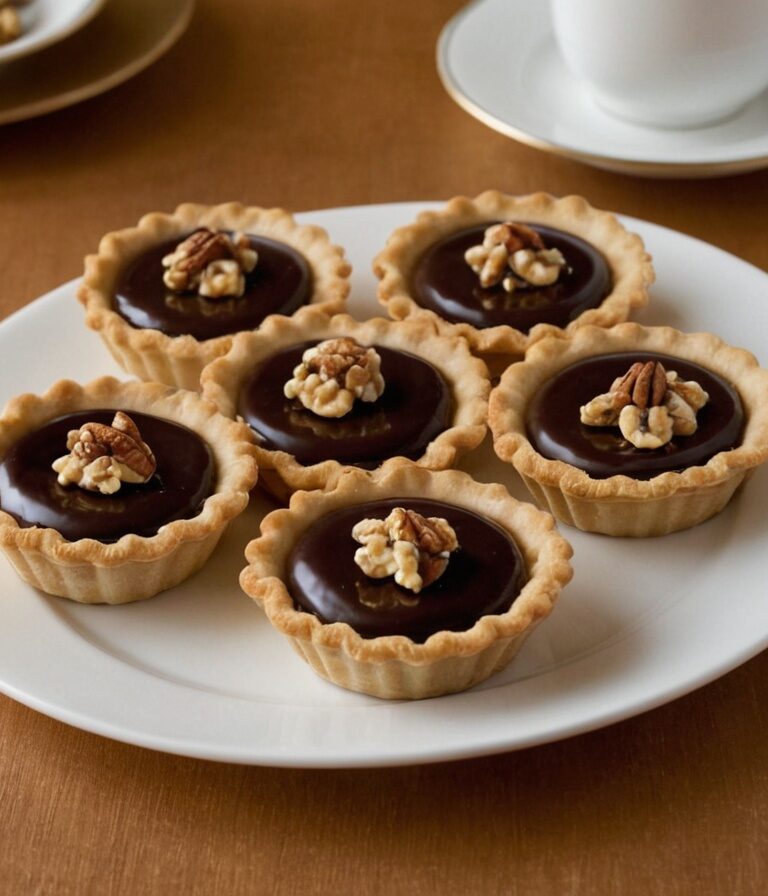 Tartelettes aux chocolat et noix