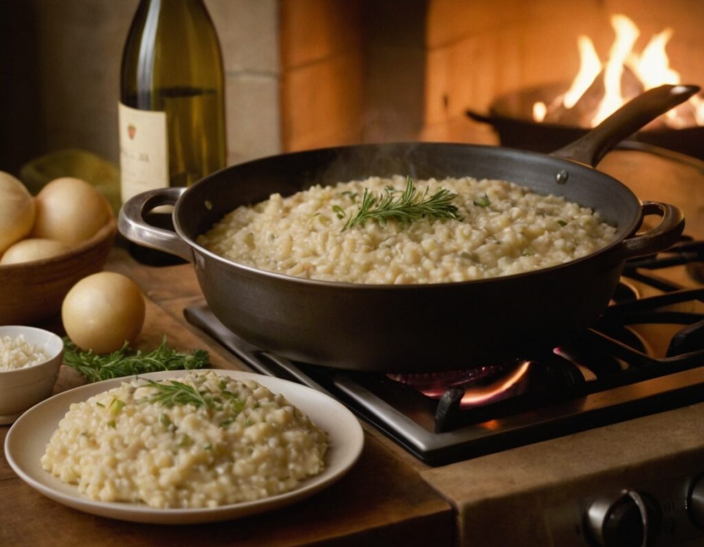 Risotto de Coquillettes cuisson