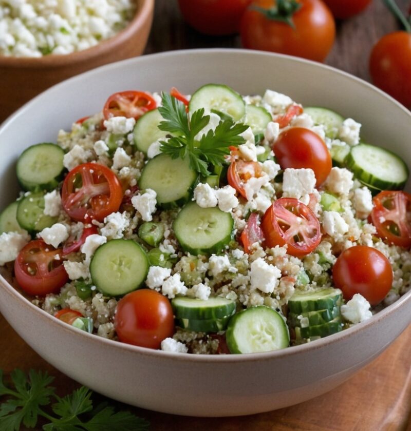 Salade de quinoa au feta