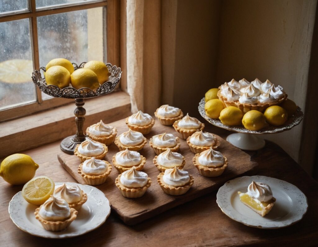 Tartelettes au citron meringuées