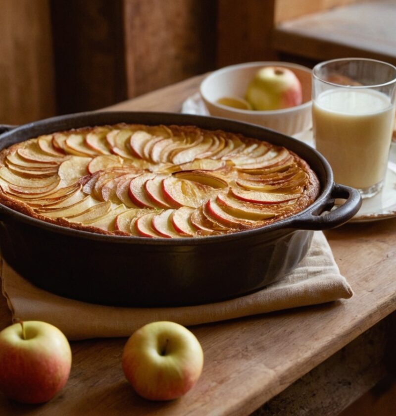 clafoutis aux pommes : recette de grand-mère